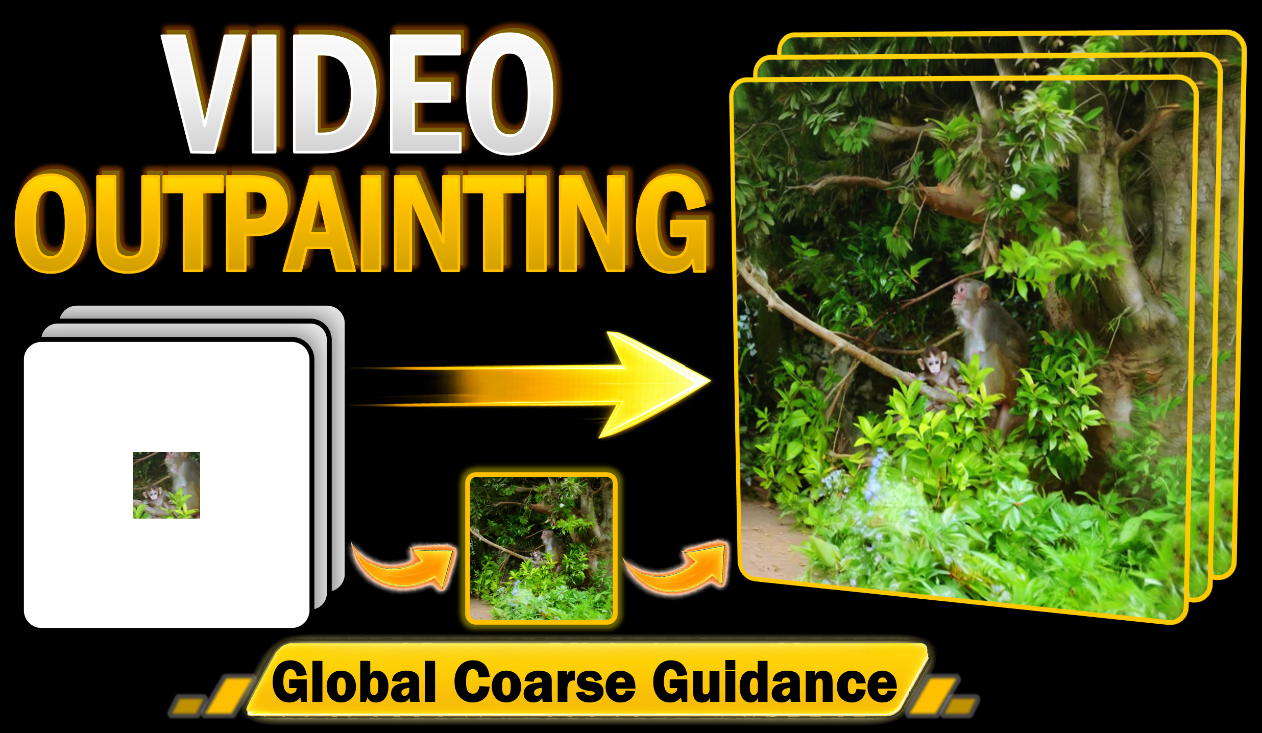 HL-OutPaint: High-Resolution Long-Range Video Outpainting with a Global Coarse Scaffold